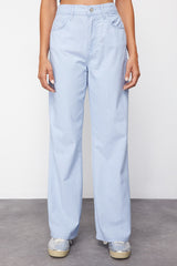 Light Blue High Waist Wide Leg Jeans Twoss24je00274