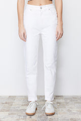 White More Sustainable High Waist Mom Jeans Twoss24je00122