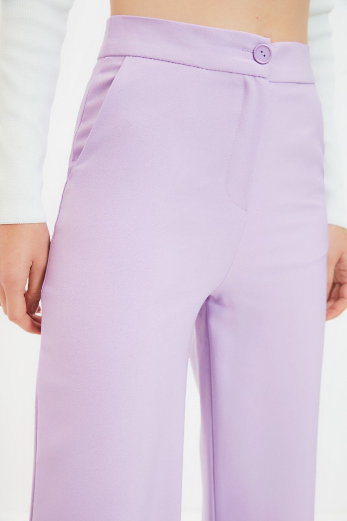 Lilac Wide Leg/wide Leg Woven Pants Twoss19st0179