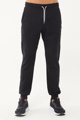 Mens Black Organic Cotton Sports Sweatpants 0808 Tb23my05s0808-1