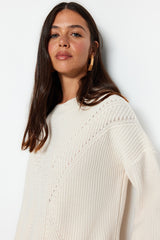 Saks Crew Neck Knitwear Sweater Tctaw24ak00023