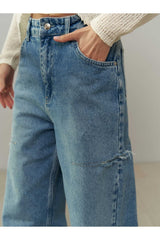 Palm Ecru Torn Detail Jean 1269