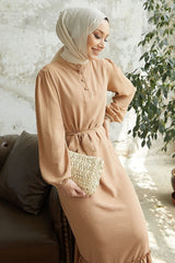 Meyra Button Ayrobin Dress - Black Ms00mc99300