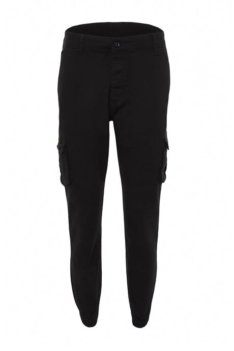 Black Mens Cargo Jogger Pants Tmnaw20pl0633