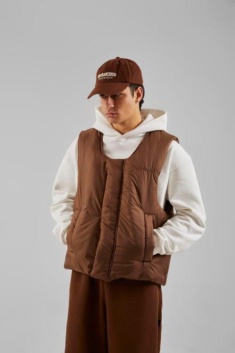 Basic Brown Inflatable Vest Flaw-217-021-001