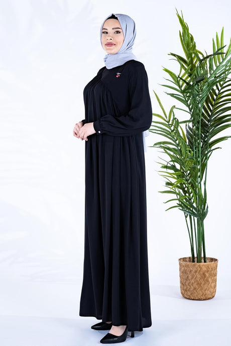 Cross Robes Ruffle Draped Indigo Burkini Dress 5450 T23el3m5450