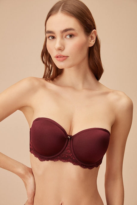 Linda Lace Unsupported Strapless Bra Sw5365