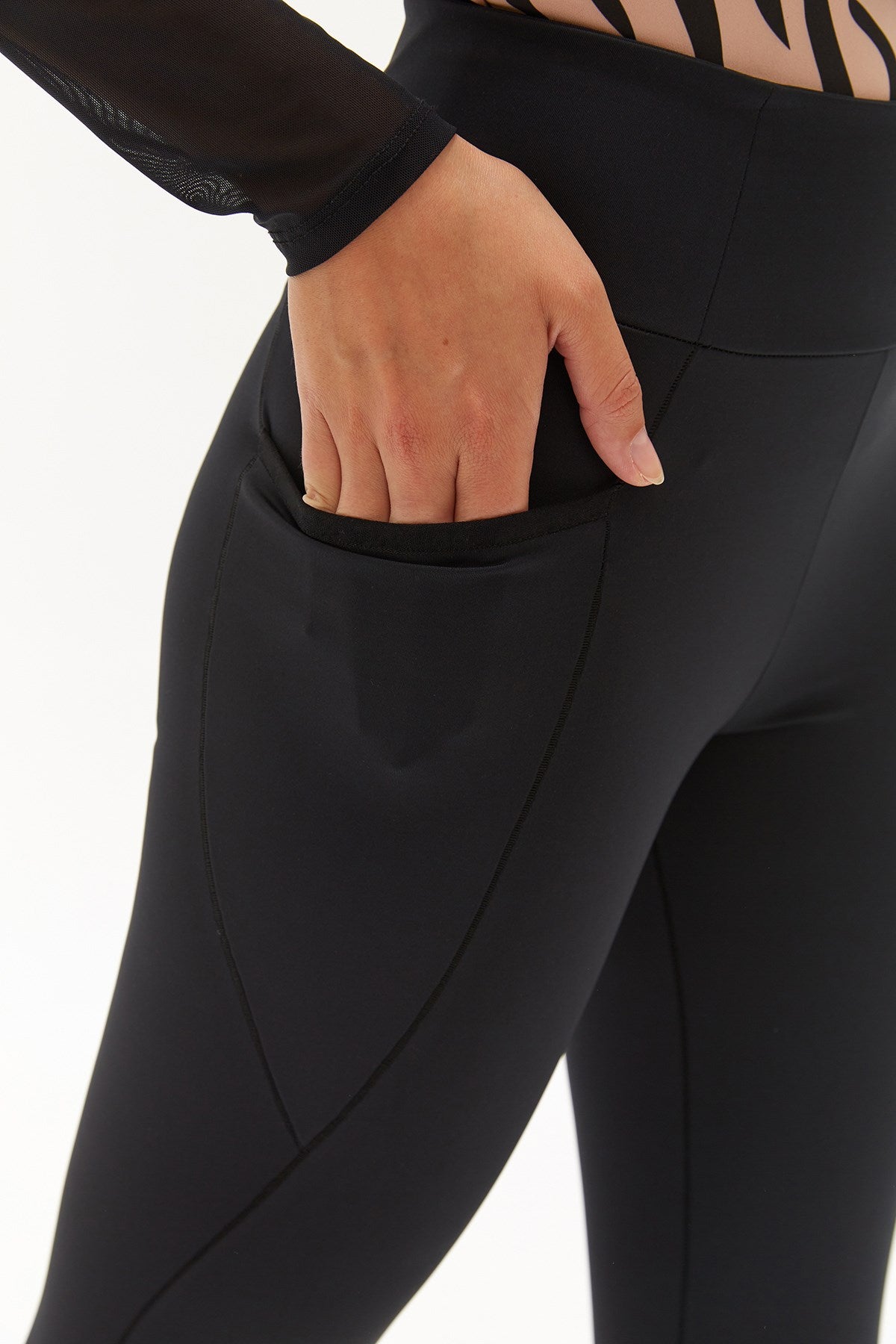 Women's Outdoor Lavivert High Waist Jumper Pocket Sports Leggings 0086 Tb24wl09s0086-1