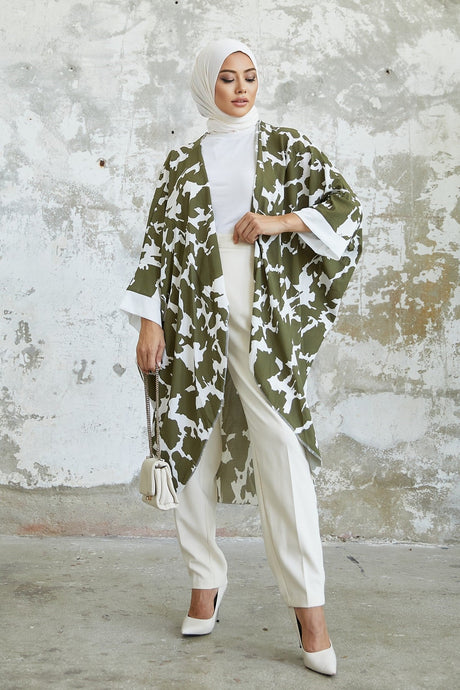 Patterned Kimono Aba025