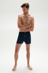 Virtue Navy Blue Combed Boxer 1400 1400dzlc-t