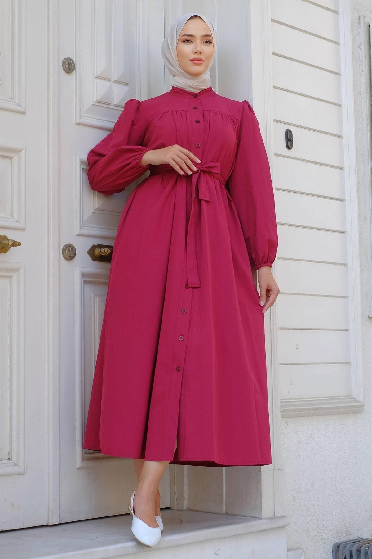 Robed Mevlana Dress Baby Blue Hm2223