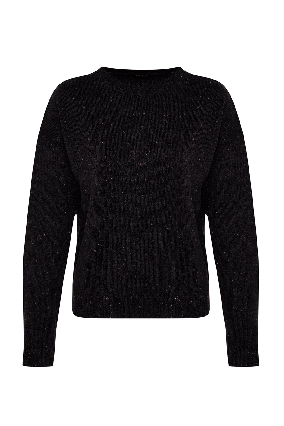 Black Soft Textured Nopeli Knitwear Sweater Twoaw24kz00219