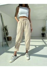 Stone Leg Pleated Pants 50455