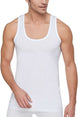 Men's White 3 Pack Cotton Combed Tank Top Elf568passion101ccm3