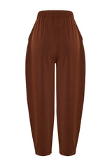 Brown Harem/shalwar Aerobin Pants Twoss24pl00088