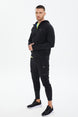 Men's Navy Blue Hooded Training Running Zipper Tracksuit Top Sports Jacket 0727 Tb23ml06s0727-1