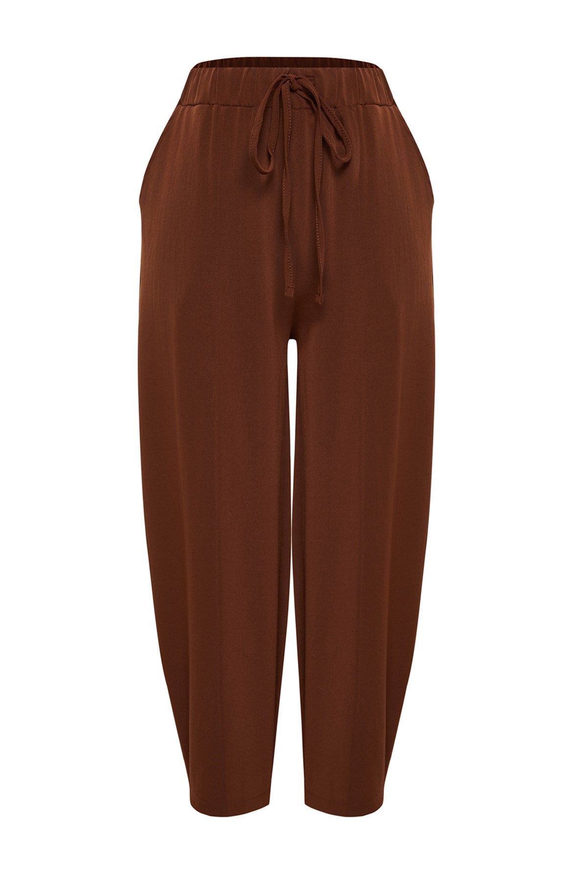 Brown Harem/shalwar Aerobin Pants Twoss24pl00088