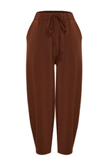 Brown Harem/shalwar Aerobin Pants Twoss24pl00088