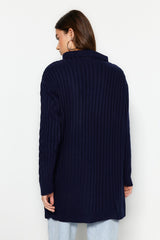 Ecru Thessaloniki Knitted Zipper Knitwear Sweater Tctaw23ak00017