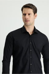 Long Sleeve Slim Fit Non Iron Classic Cotton Shirt 452005