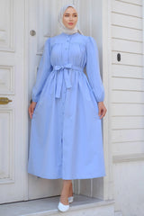 Robed Mevlana Dress Baby Blue Hm2223