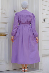 Robed Mevlana Dress Baby Blue Hm2223