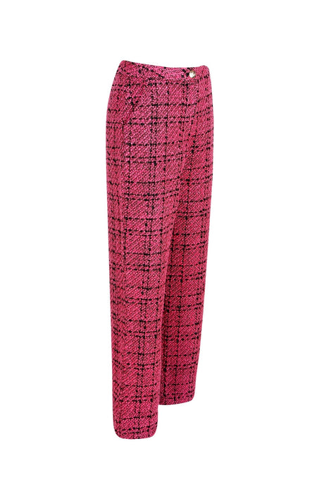 Women's Fuchsia Classic Cut Pants Lg-oz325-pnt