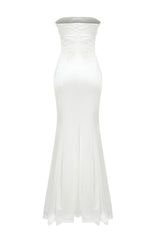 Bridal White Fish Knitted Long Wedding/wedding Night Evening Dress Tprss24ae00024