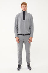 Men's Fog Half Zipper Pocket Tracksuit Bottom Top Sweatshirt Suit 1626 Tb23ml01w1626-1