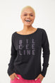 Women's Salmon Organic Cotton Soft Textured Long Sleeve Letter Printed Slim T-shirt, Sweatshirt 0719