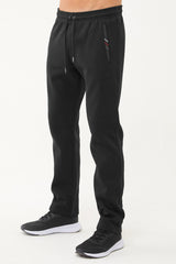 Men's Black Zipper Pocket Casual And Sports Tracksuit Pants 0707 Tb22ml05w0707-1