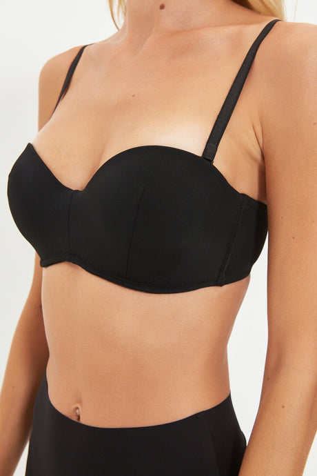 Black 2-piece Pack Unfilled Whole Cap Balconette Bra Thmss21su0141