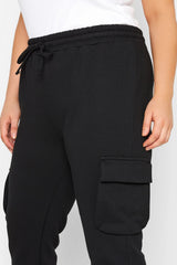 Plus Size Jogger Pants With Elastic Waist Pockets 143569 Byk-23y-143569