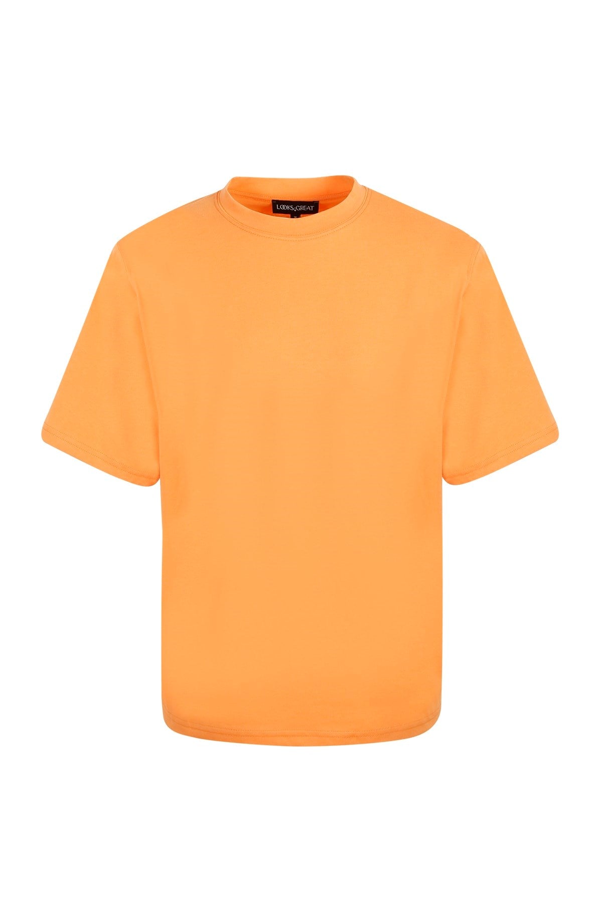 Women's Orange Wadded Printed T-shirt Lg-oz260-tht