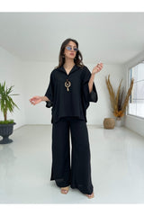 Black Necklace Suit 50374