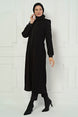 Banu Winter Coat With Zipper Black Abace 3631 T22fr3m3631