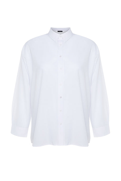 White Woven Shirt Tbbss22go0319