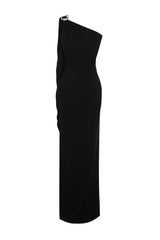 Long Night Evening Gown Dress With Black Accessories Tprss24ae00127