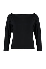 Black Knitted Blouse Tbbaw23af00031