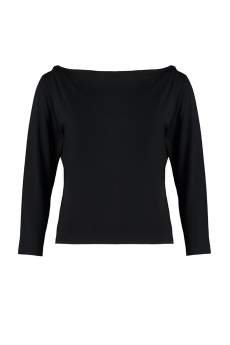 Black Knitted Blouse Tbbaw23af00031