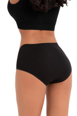 (10pcs) High Waist Classic Side Thick Brief Women Panties 2056 Alm2056-10