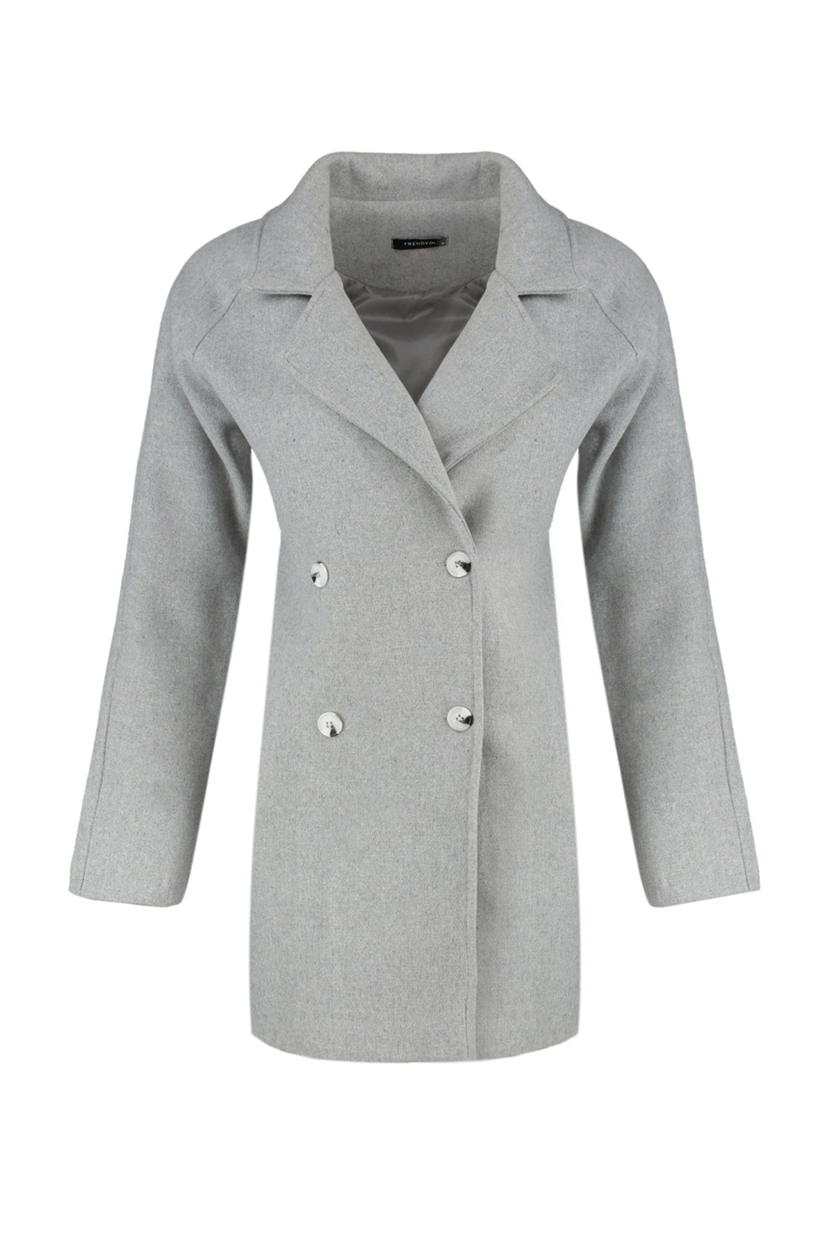 Stone Buttoned Coat Twoaw21kb0017