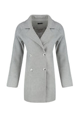 Stone Buttoned Coat Twoaw21kb0017