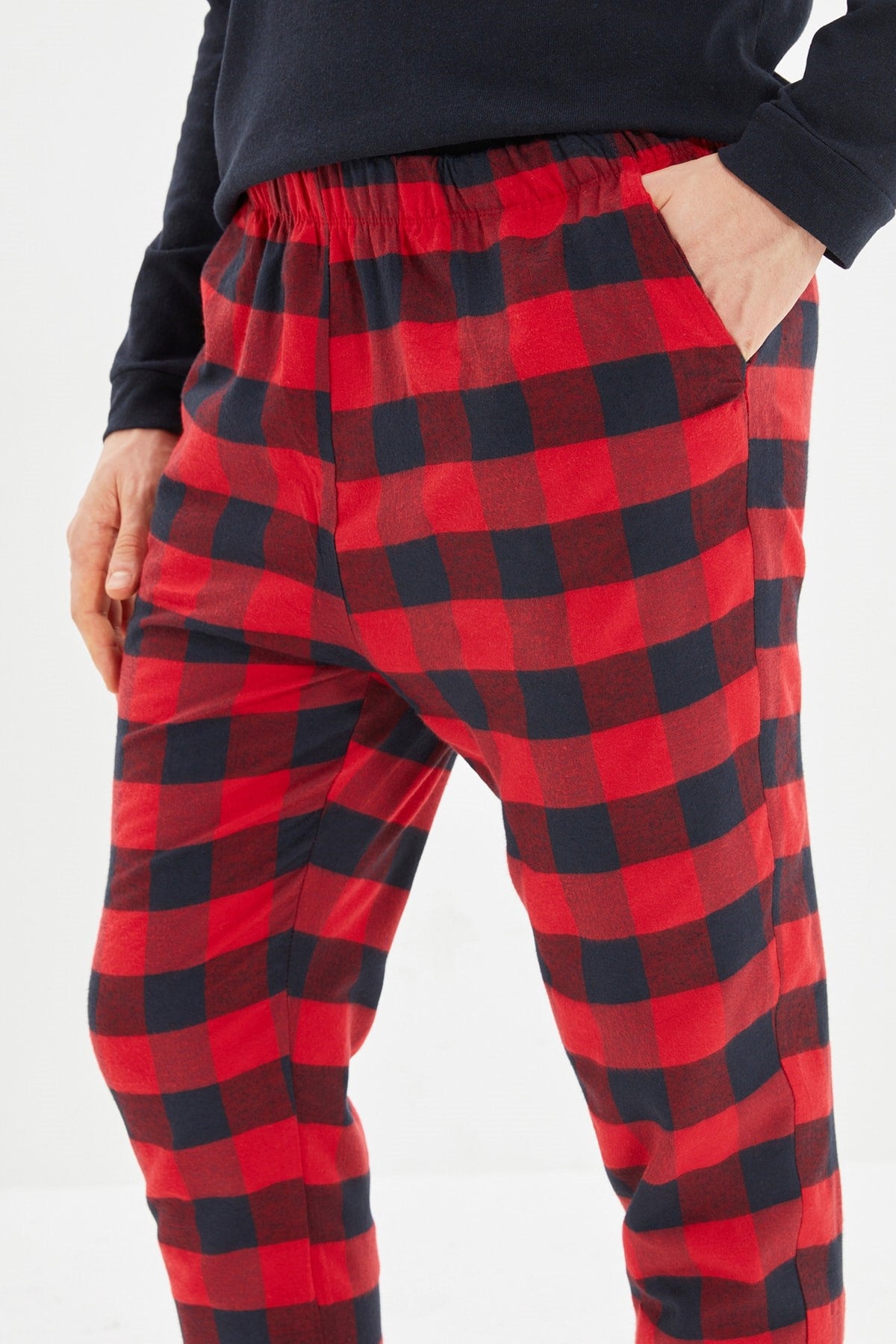 Multicolor Plaid Pajama Set Thmaw21pt0359