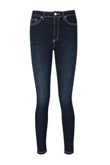 Black Shaping Effect High Waist Skinny Jeans Twoaw24je00070