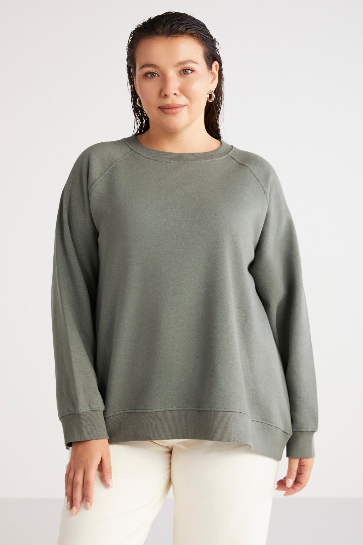 Barborabb Regular Loose Single Plus Size Sweatshirt Barborabb01112023