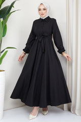 Belted Mahlana Dress Black 2105