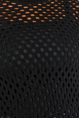 Black Open/perforated Knitwear Sweater Tbbaw24an00092