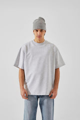 Flaw Atelier Basic Grey Oversize T-shirt Flaw-006-005-079