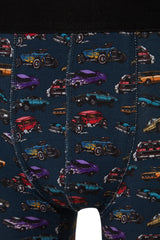 Multicolor Mens Car Patterned Cotton 3 Pack Boxer Tmnaw24bx00008